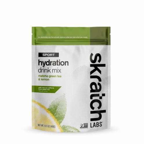 skratch LABS Matcha Green Tea & Lemon Hydration Drink Mix, 15.5 oz ...