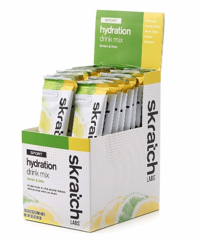 Skratch Labs  Sport Hydration Drink Mix with    Lemon & Lime Perspective: front