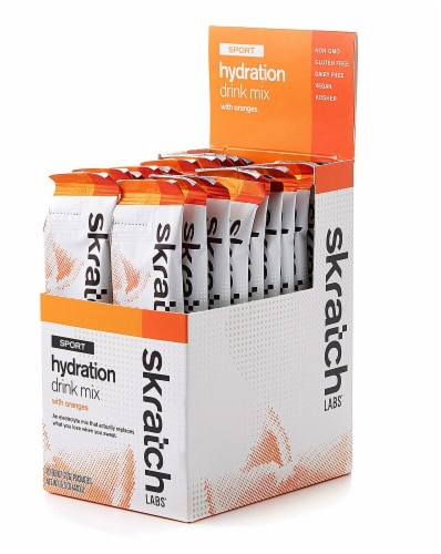 Skratch Labs  Sport Hydration Drink Mix with   Oranges Perspective: front