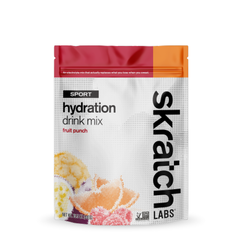 skratch LABS Fruit Punch Sport Hydration Drink Mix Perspective: front
