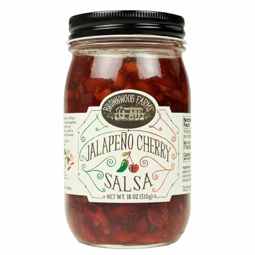 Jalapeno Cherry Salsa 17oz. Perspective: front
