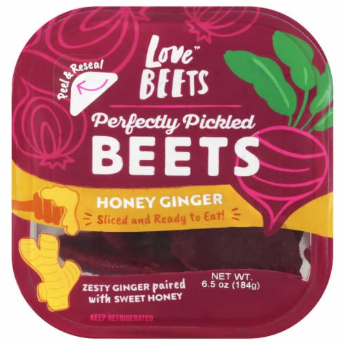 Love Beets Honey Ginger Pickled Beets Perspective: front