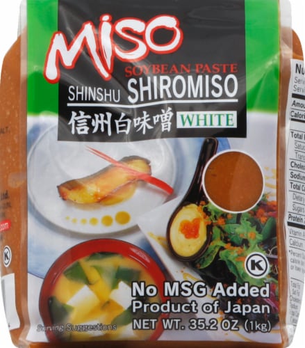 Hikari Shinshu White Miso Soybean Paste Perspective: front
