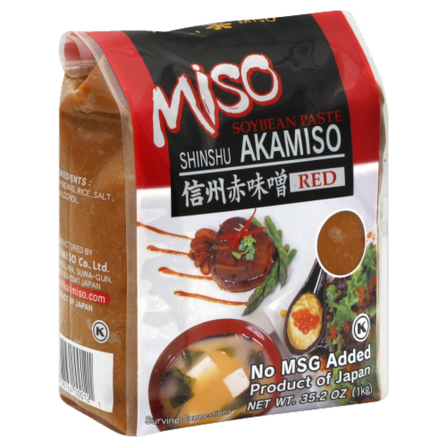 Hikari Miso Soybean Paste Red Perspective: front