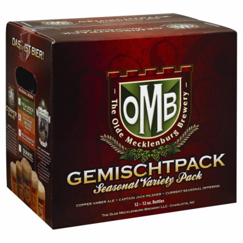 The Olde Mecklenburg Brewery Gemischtpack Seasonal Beer Variety Pack Perspective: front