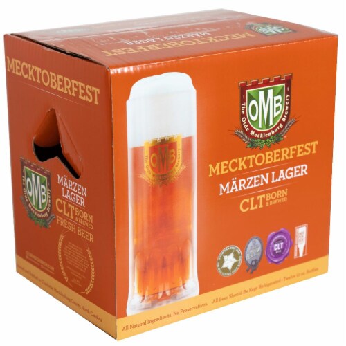The Olde Mecklenburg Brewery™ Mecktoberfest Marzen Lager Perspective: front