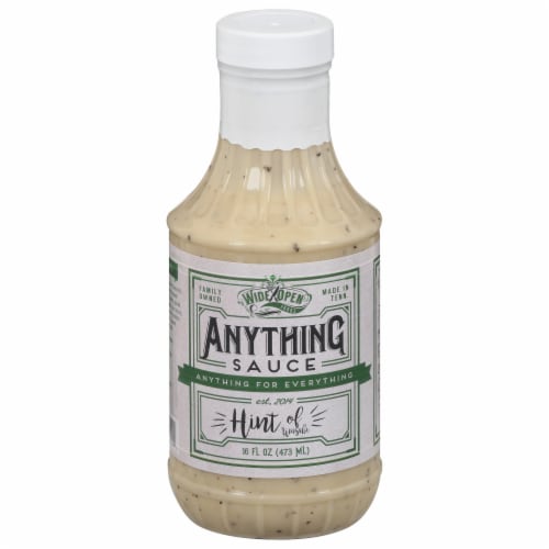 Wide Open Foods Wasabi Mild Anything Sauce Perspective: front