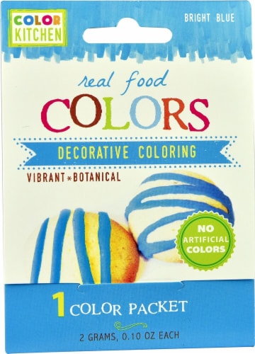 Color Kitchen  Real Food Colors Blue Perspective: front