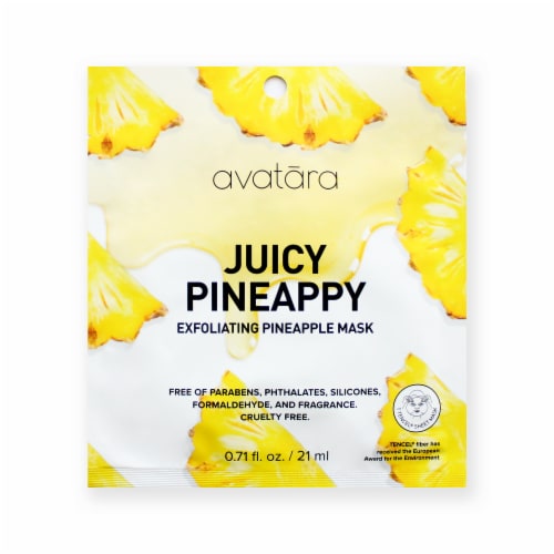 Avatara Juicy Pineappy Exfoliating Pineapple Face Mask Perspective: front