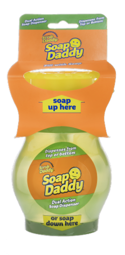 Scrub Daddy Soap Daddy Dual Action Soap Dispenser Perspective: front