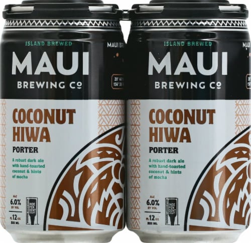 Maui Brewing Co. Coconut Hiwa Porter Perspective: front