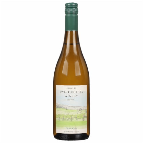 Sweet Cheeks Winery Pinot Gris Perspective: front