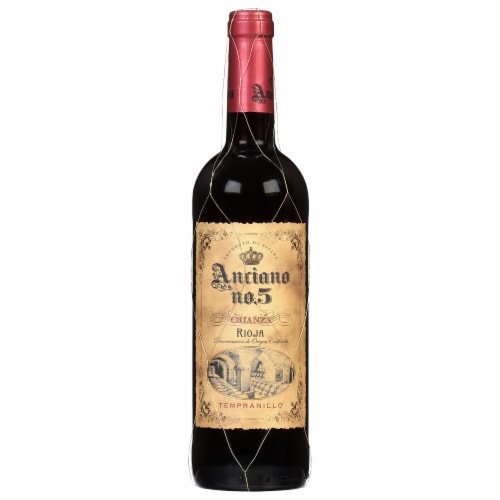 Anciano Reserva Tempranillo 5 Year Perspective: front