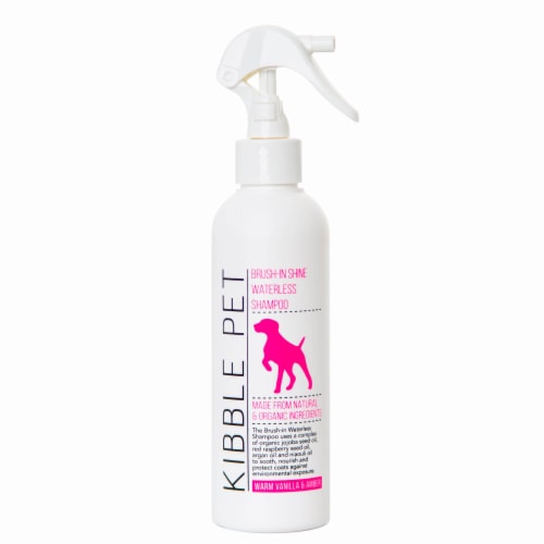 Kibble Pet Waterless Shampoo | Warm Vanilla and Amber Perspective: front
