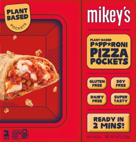 Mikey’s® Plant Based Pepperoni Pizza Pockets