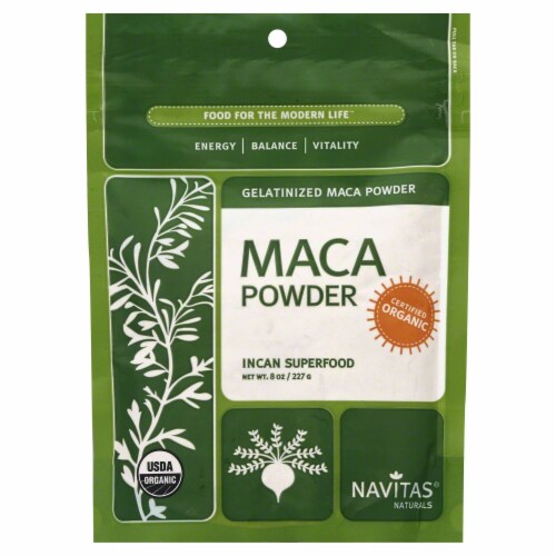 Navitas Naturals Maca Gel Powder Perspective: front