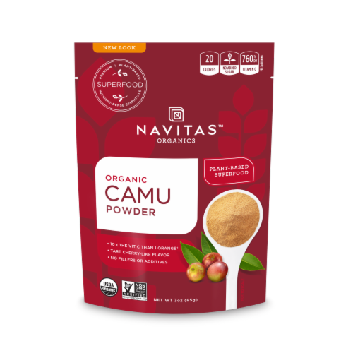 Navitas Organics Camu Powder Perspective: front