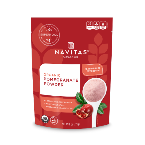 Navitas Organics Pomegranate Powder Perspective: front