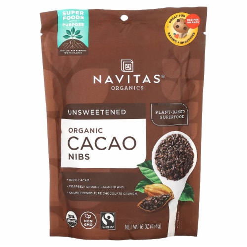 Navitas Naturals Cacao Nibs Perspective: front