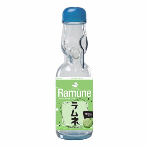 Ramune Melon Drink Soda Perspective: front