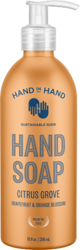 Hand in Hand Citrus Grove Liquid Hand Soap Perspective: front