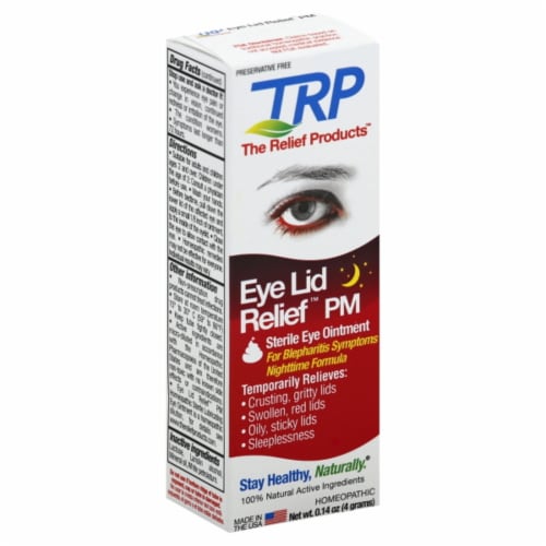 TRP Eye Lid Relief™ PM Sterile Eye Ointment Perspective: front