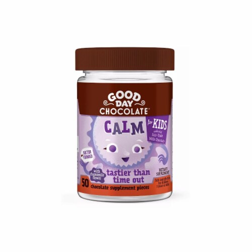 Good Day Chocolate® Calm Supplement Perspective: front