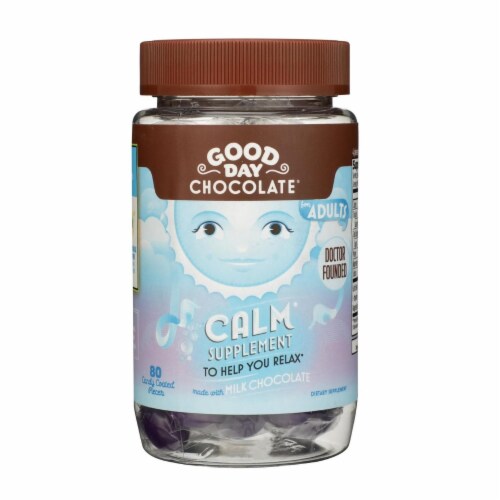 Good Day Chocolate Calm Supplement for Adults Perspective: front