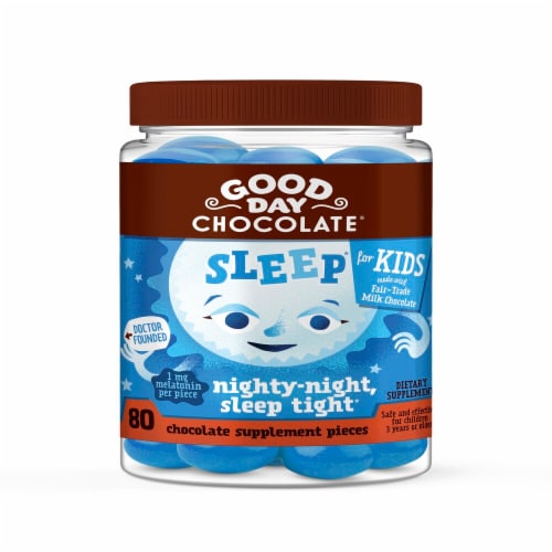 Good Day Chocolate Kid's Sleep Supplement Perspective: front