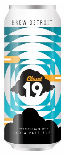 Brew Detroit Cloud 19 India Pale Ale Perspective: front