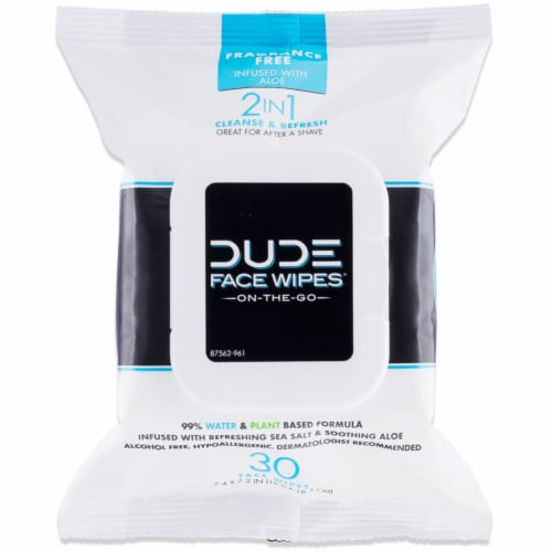 DUDE Wipes Flushable Wipes, Fragrance Free 48ct