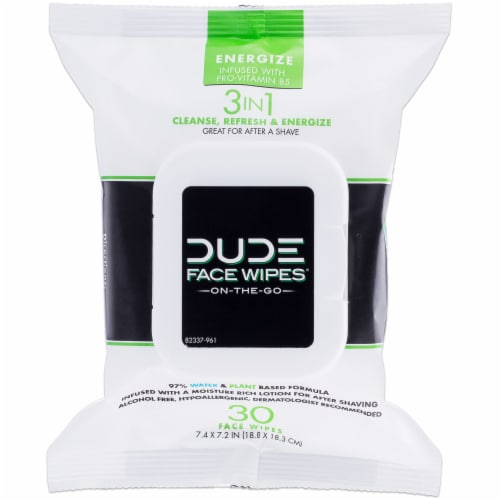 Dude Shower On-The-Go Wipes (8-Count) QDS-FP-08, 1 - Kroger