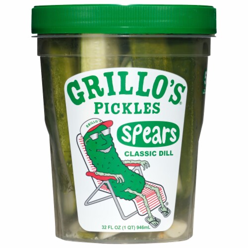 Grillo's Pickles® Classic Dill Pickle Spears, 32 fl oz