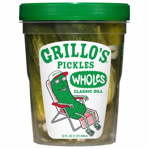 Grillo's® Pickles Fresh Whole Dills Perspective: front