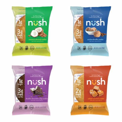 Nush® Mixed-Flavor Keto Cookie Case Perspective: front