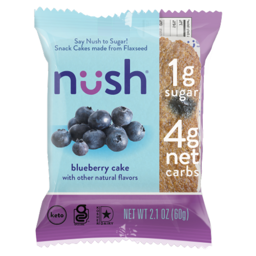 Nush® Keto Blueberry Snack Cake Perspective: front