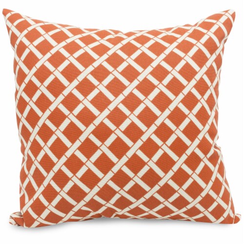 Large deals orange pillows