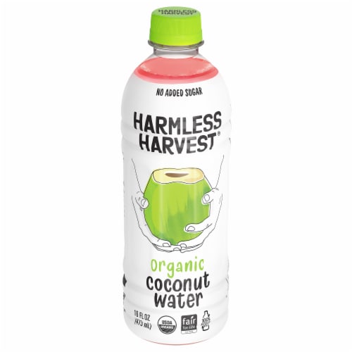 Harmless Harvest® Organic Coconut Bottled Water Perspective: front