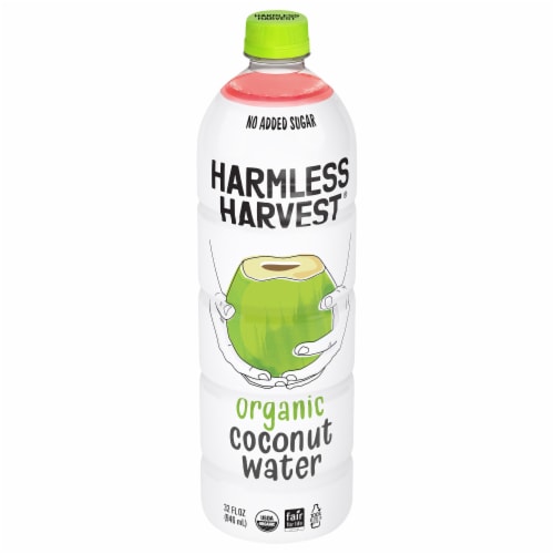 Harmless Harvest® Organic Coconut Bottled Water Perspective: front