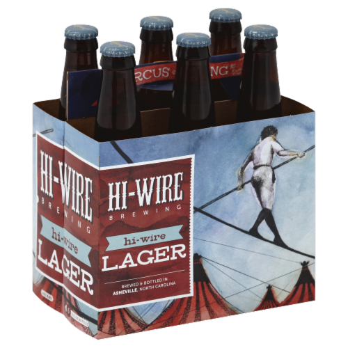 Hi-Wire Brewing Lager Perspective: front