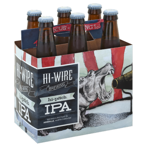 Hi-Wire Brewing Hi-Pitch IPA Perspective: front