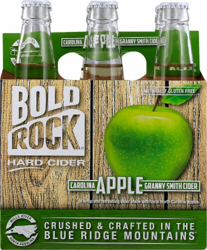 Bold Rock Carolina Granny Smith Apple Hard Cider Perspective: front