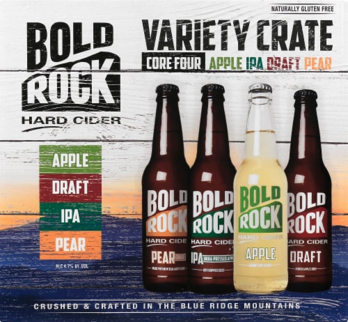 Bold Rock Hard Cider Variety Crate Perspective: front