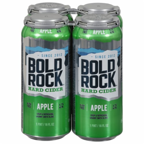 Bold Rock Hard Apple Cider Perspective: front