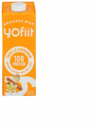 YoFiit Vanilla Cinnamon Chickpea Milk Perspective: front