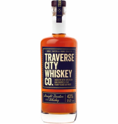 Traverse City Whiskey Co. Straight Bourbon Whiskey Perspective: front