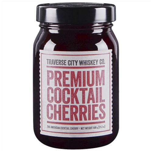 Traverse City Whiskey Co. Cocktail Cherries Perspective: front