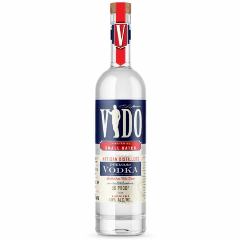 Vido Small Batch Premium Vodka Perspective: front