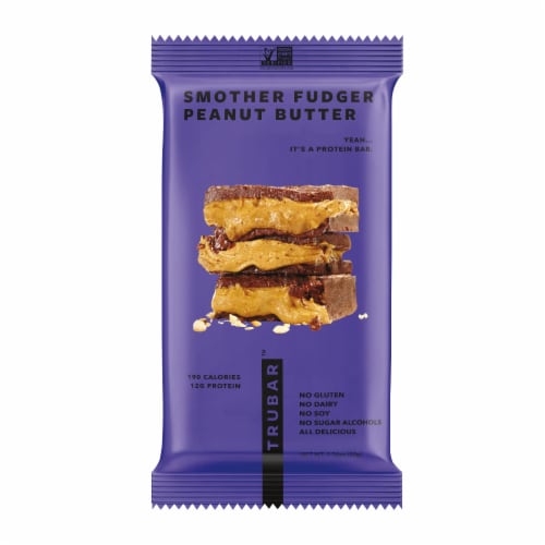 TruBar™ Smother Fudger Peanut Butter Protein Bar Perspective: front