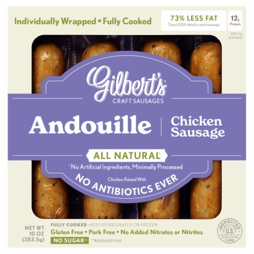 Gilbert s Craft Sausages Smoked Andouille Chicken Sausage 4 ct
